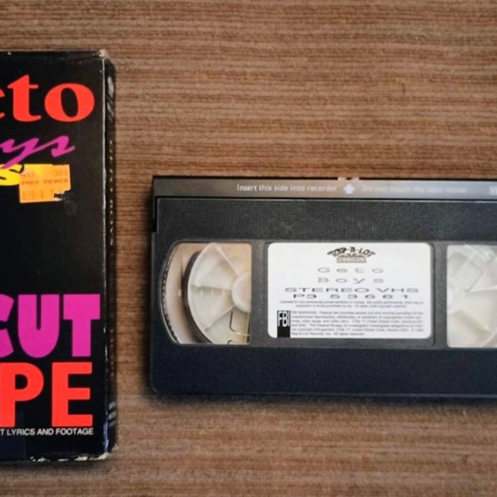 Retro Geto Boys VHS Tape